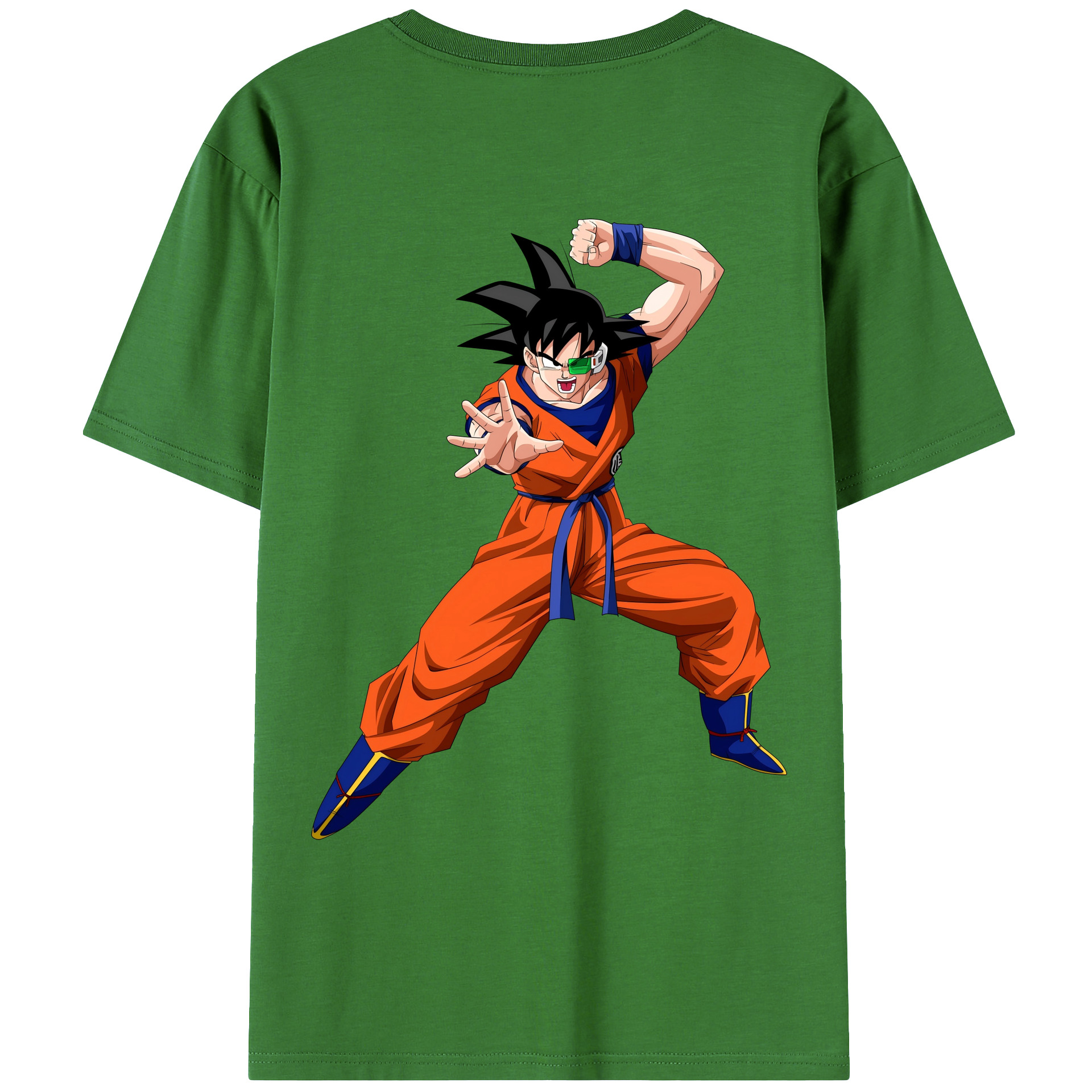 （画像用） ドラゴンボール 孫悟空（そん ごくう）Son Goku カカロット DRAGON BALL Kakarotto レディース半袖Tシャツ(バックプリント)